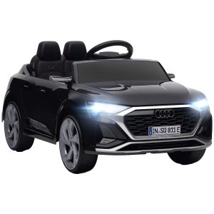 Qaba 12V Battery Powered Kids Electric Car, Audi Q8 etron Sportback Licensed Ride on Car w/ Remote Control, Black - Image 21