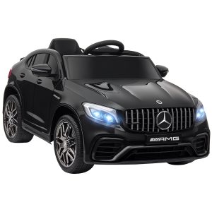 Aosom Officially Licensed Kids Ride-On Car 12V Electric Ride On Car Perfect Toy Gift with Remote Control Suspension Wheel, Black - Image 2