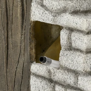 Wine Jars Outdoor Waterfall Fountain with Adjustable Flow, 4-Tier Rustic Resin Cascading Water Fountain, Decorative Backyard Water Feature for Zen Garden, Deck, Porch - Image 7