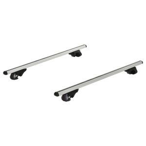 2pc Roof Rack Car Roof Top Lockable Aluminum Cross Bars Adjustable Baggage Luggage Carrier, Silver (53") - Image 9