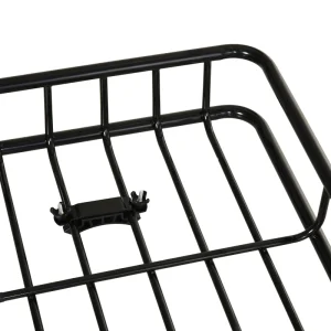 64"/43" x 39" Car Roof Rack, Length Adjustable Roof Basket, Universal Rooftop Cargo Carrier Basket with U-bolts, 220 lbs Capacity - Image 9