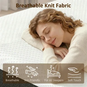 10 Inch Full Mattress in a Box, Pressure Relief & Lumbar Support, CertiPUR-US Certified, Medium Firm - Image 4